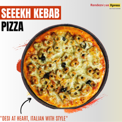 Seekh Kebab Pizza